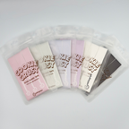 Set of cookiegrips cookie crust pickleball edge guard tapes in various colors on a white background