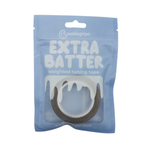 Blue package of 'Extra Batter' weighted tuning tape with cookiegrips logo.