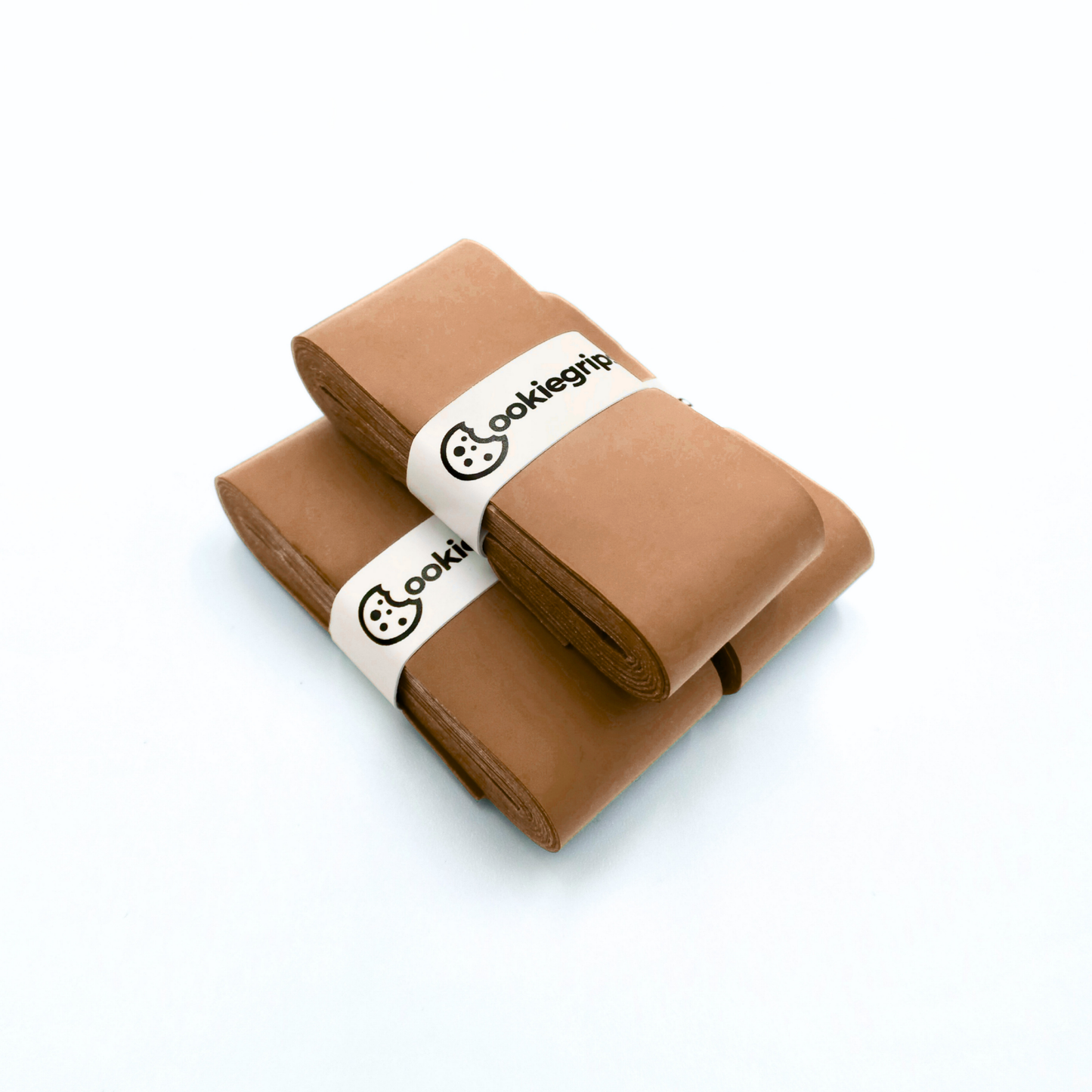 cookiegrips brown orange pickleball overgrip — tacky replacement grip tape for paddle comfort and control.