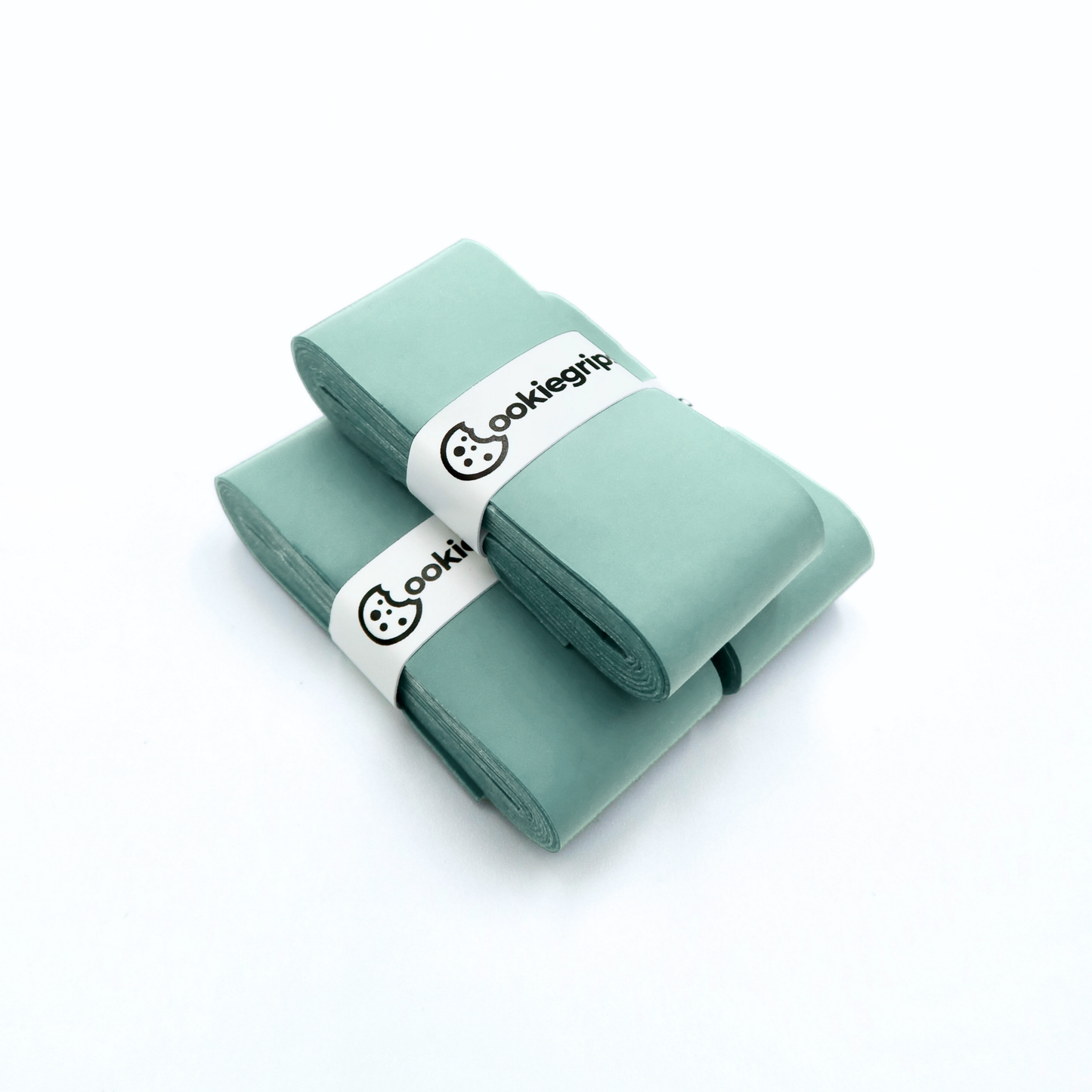 cookiegrips light teal green pickleball overgrip — tacky replacement grip tape for paddle comfort and control.
